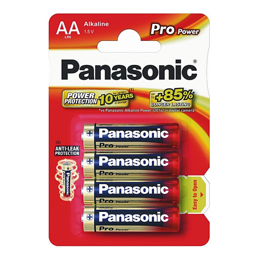 Panasonic LR6 PPG - 4ks bateria alkaliczna AA Pro Power 1,5V