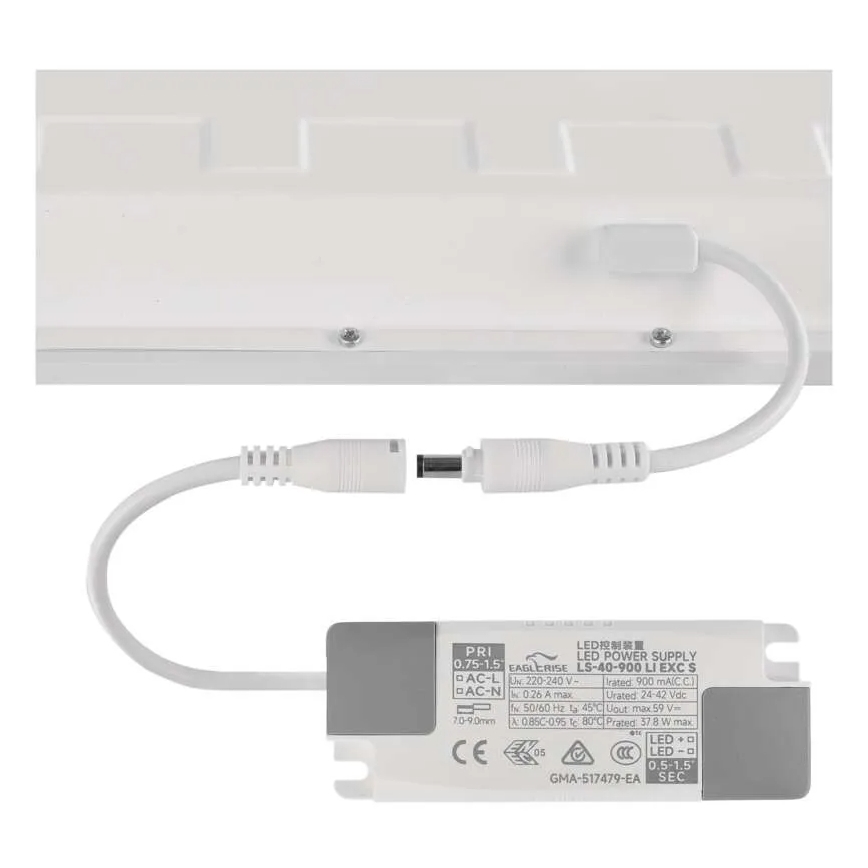 Panel LED do sufitu podwieszanego DIXXO LED/36W/230V 4000K 60x60 cm biały