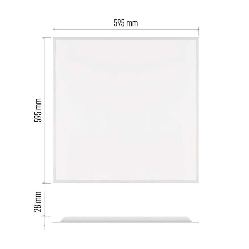 Panel LED do sufitu podwieszanego DIXXO LED/36W/230V 4000K 60x60 cm biały