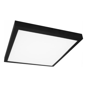 Panel LED natynkowy CHRIS LED/20W/230V 4000K 40x40 cm czarny