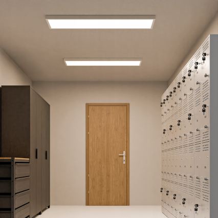 Panel natynkowy LED 60 W, 230 V, 30 x 120 cm, biały