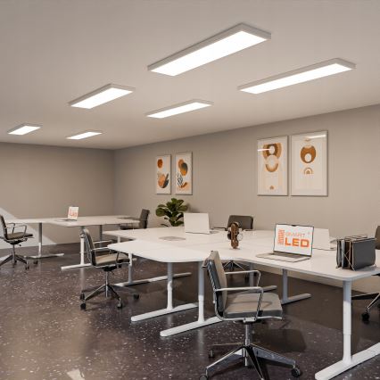 Panel natynkowy LED 60 W, 230 V, 30 x 120 cm, biały