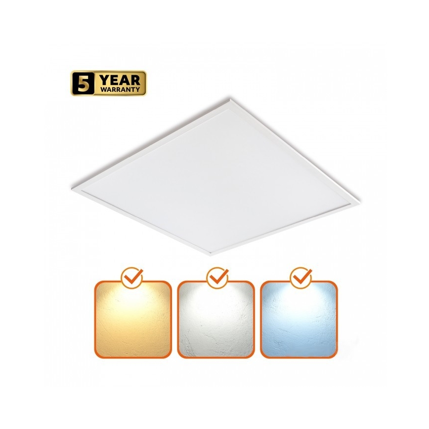 Panel sufitowy wpuszczany LED CAPRI 25/30/40W/230V 3000/4000/5700K 62x62 cm biały