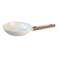 Patelnia BIANCO 24 cm kremowa/brązowa