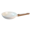 Patelnia BIANCO 28 cm kremowa/brązowa