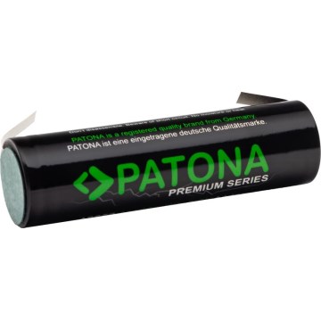 PATONA - Akumulator 18650 Li-lon 3000mAh PREMIUM 3,7V z zaciskami taśmowymi do lutowania