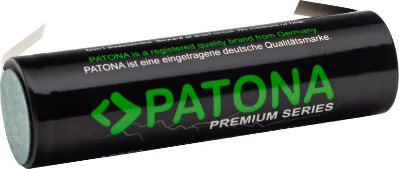 PATONA - Akumulator 18650 Li-lon 3000mAh PREMIUM 3,7V z zaciskami taśmowymi do lutowania