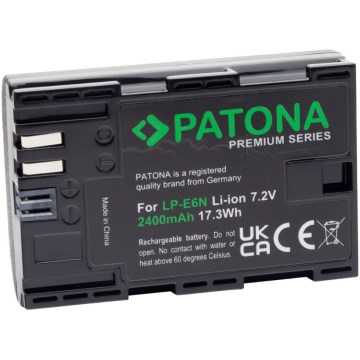 PATONA - Akumulator Canon LP-E6N 2400mAh Li-Ion Premium 80D