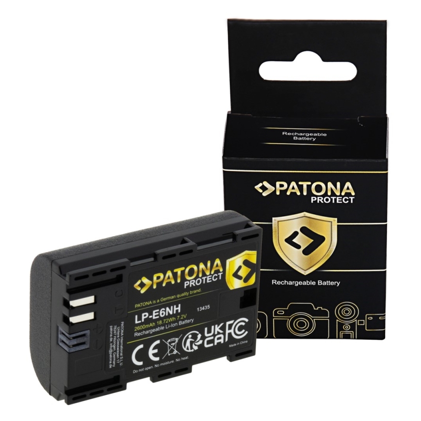 PATONA - Akumulator Canon LP-E6NH 2600mAh Li-Ion Protect EOS R5/R6
