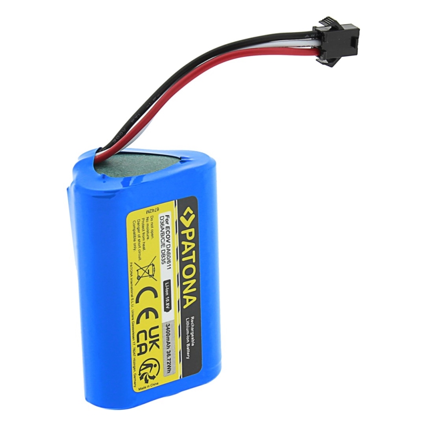 PATONA - Akumulator Ecovacs Deebot D36 seria 3400mAh Li-lon 10,8V