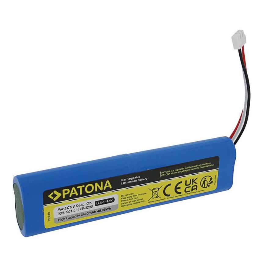 PATONA - Akumulator Ecovacs Deebot Ozmo 930 3400mAh Li-lon 14,4V