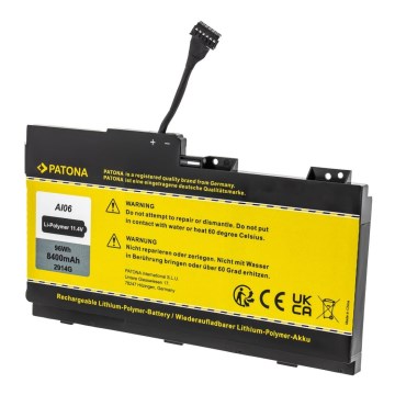 PATONA - Akumulator HP ZBook 17 G3 8400mAh Li-Pol 11,4V AI06XL