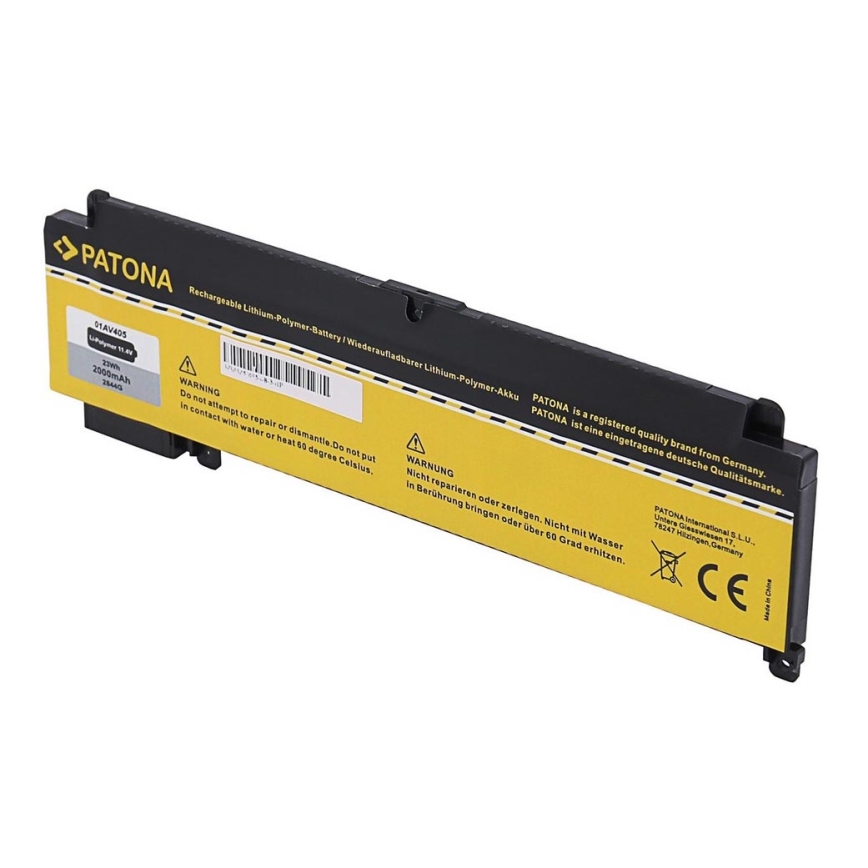 PATONA - Akumulator Lenovo Thinkpad T460S/T470S 2000mAh Li-Pol 11,4V 01AV405