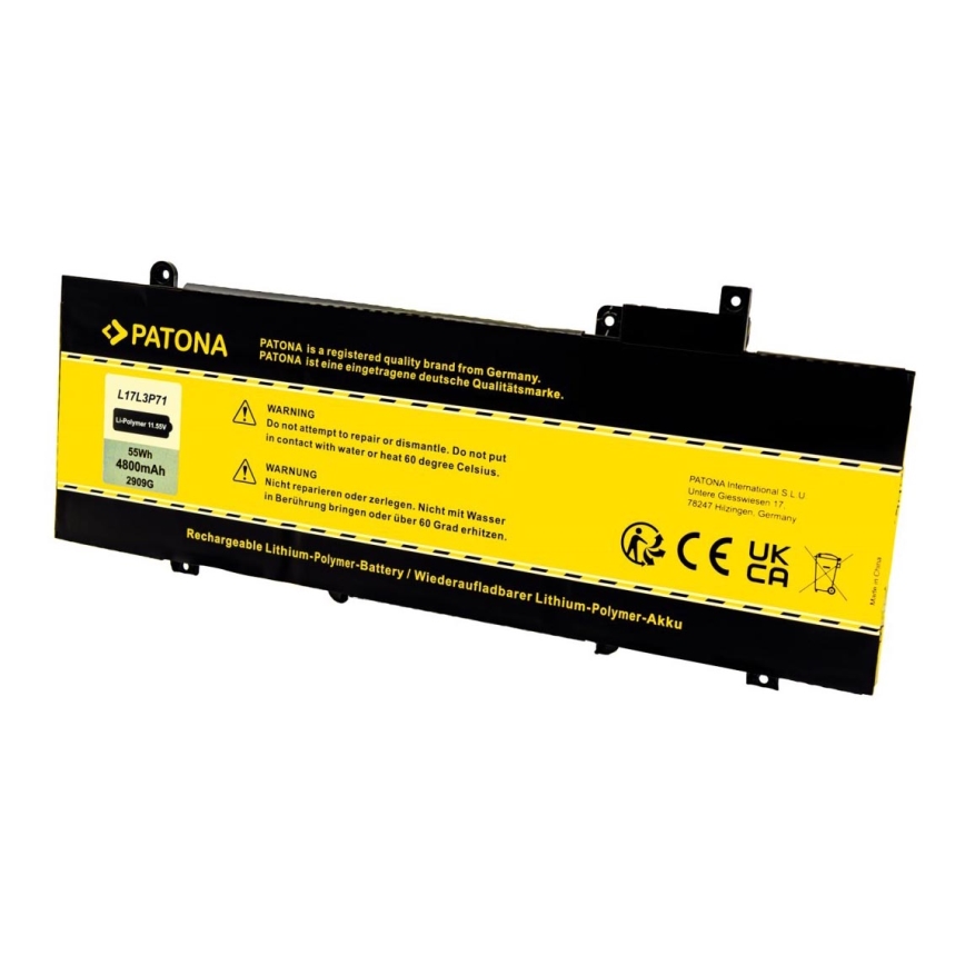 PATONA - Akumulator Lenovo Thinkpad T480S 4800mAh Li-Pol 11,55V