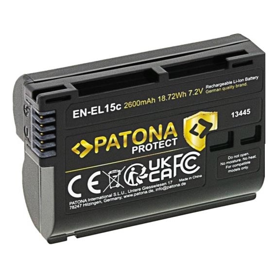 PATONA - Akumulator Nikon EN-EL15C 2600mAh Li-Ion Protect