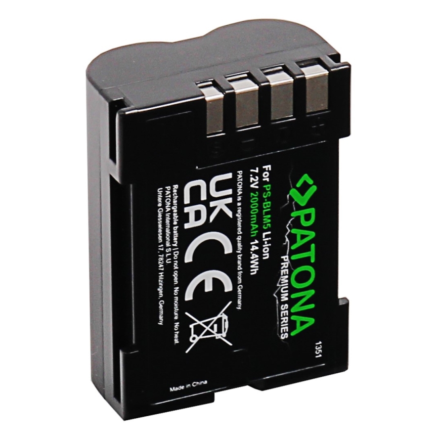 PATONA - Akumulator Olympus BLM1/BLM5 2000mAh Li-Ion 7,2V Premium