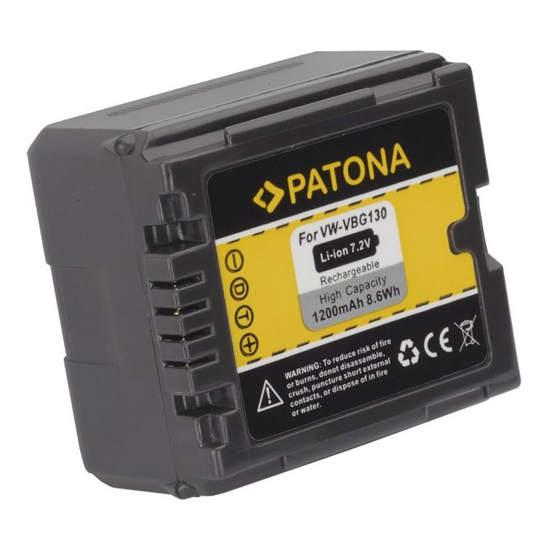 PATONA - Akumulator Panasonic VW-VBG130 1200mAh Li-Ion