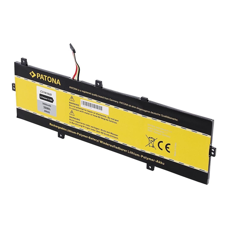 PATONA - Bateria Asus UX430 3400mAh Li-Pol 11,55V C31N1620