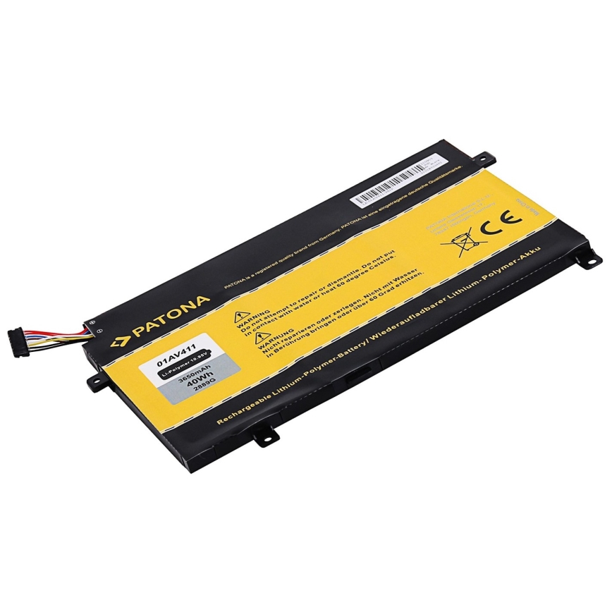PATONA - Bateria Lenovo Thinkpad E470/E475 4400mAh Li-lon 10,95V 01AV411