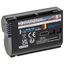 PATONA - Bateria Nikon EN-EL15C 2400mAh Li-Ion Platinum USB-C