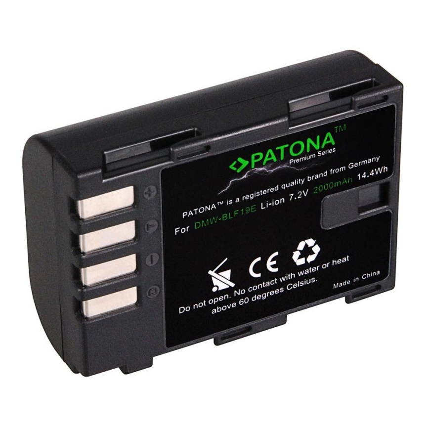 PATONA - Bateria Panasonic DMW-BLF19 2000mAh Li-Ion Premium