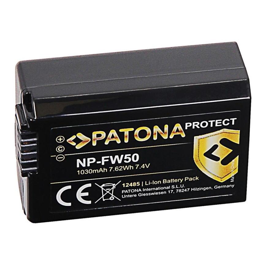 PATONA - Bateria Sony NP-FW50 1030mAh Li-Ion Protect