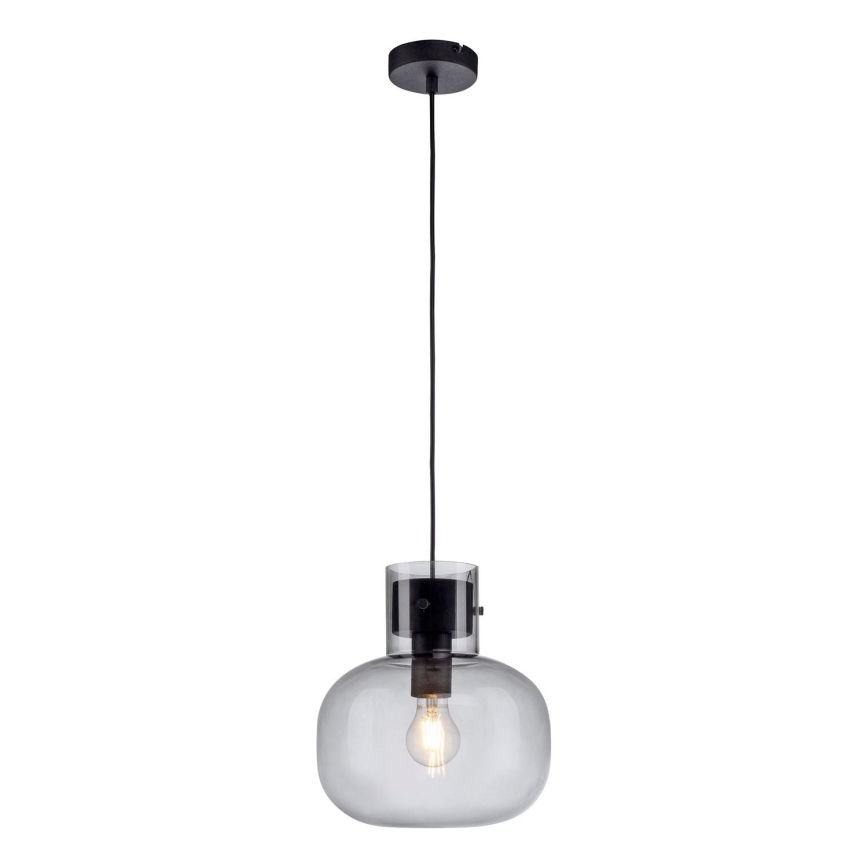 Paul Neuhaus 2003-25 - Żyrandol na lince SHITAKE 1xE27/10W/230V śr. 25 cm dymny
