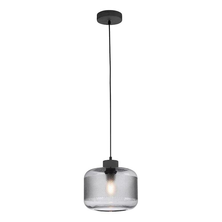 Paul Neuhaus 2005-25 - Żyrandol na lince BOLETUS 1xE27/10W/230V śr. 23,5 cm szary