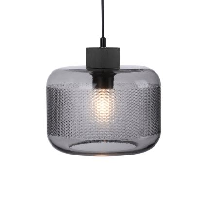 Paul Neuhaus 2005-25 - Żyrandol na lince BOLETUS 1xE27/10W/230V śr. 23,5 cm szary