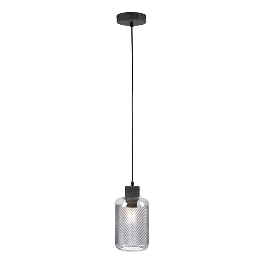 Paul Neuhaus 2006-25 - Żyrandol na lince BOLETUS 1xE27/10W/230V śr. 14 cm szary