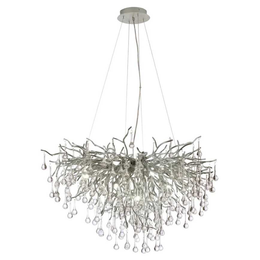 Paul Neuhaus 2192-55 - Żyrandol na lince ICICLE 10xG9/40W/230V 50x100 cm chrom błyszczący