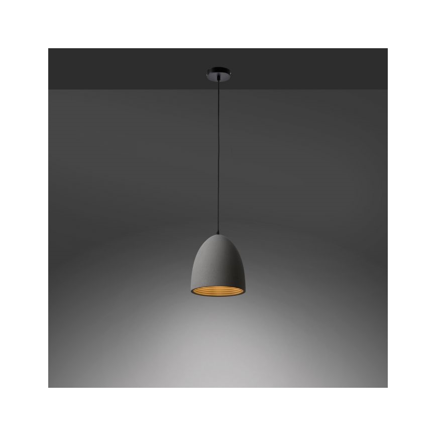 Paul Neuhaus 2231-22 - Żyrandol na lince ETON 1xE27/40W/230V beton