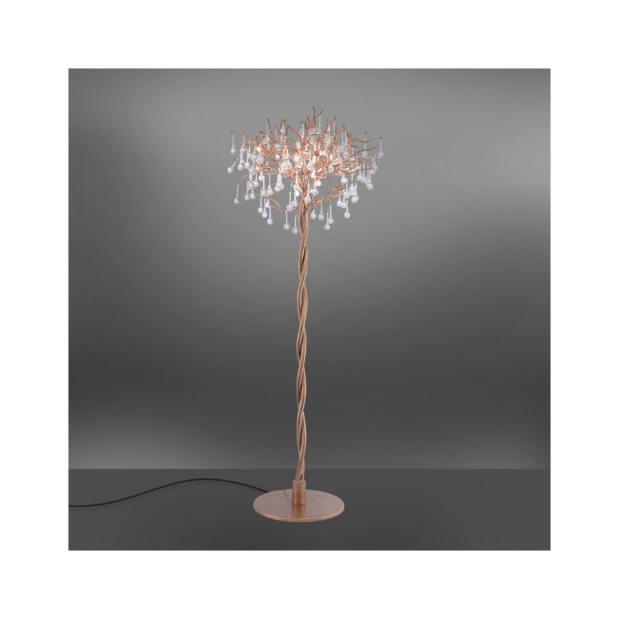 Paul Neuhaus 232-11 - Lampa stołowa ICICLE 5xG9/40W/230V mosiądz