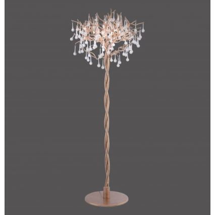 Paul Neuhaus 232-11 - Lampa stołowa ICICLE 5xG9/40W/230V mosiądz