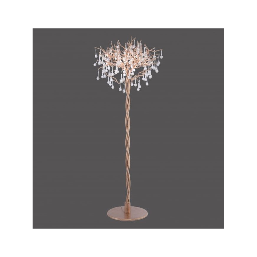 Paul Neuhaus 232-11 - Lampa stołowa ICICLE 5xG9/40W/230V mosiądz