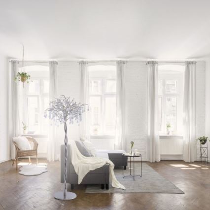 Paul Neuhaus 232-55 - Lampa podłogowa ICICLE 5xG9/40W230V chrom błyszczący