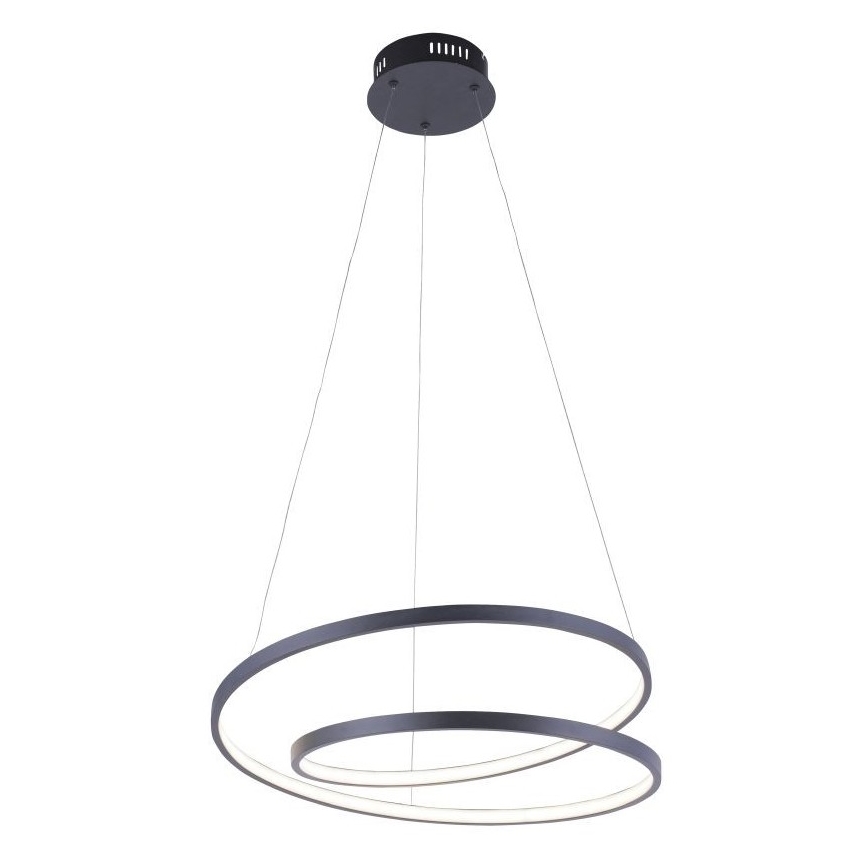 Paul Neuhaus 2472-18 - LED Ściemniany żyrandol na lince ROMAN LED/30W/230V czarny