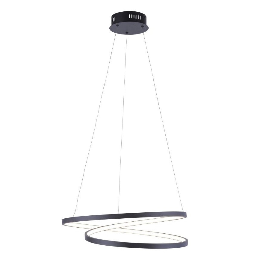 Paul Neuhaus 2472-18 - LED Ściemniany żyrandol na lince ROMAN LED/30W/230V czarny