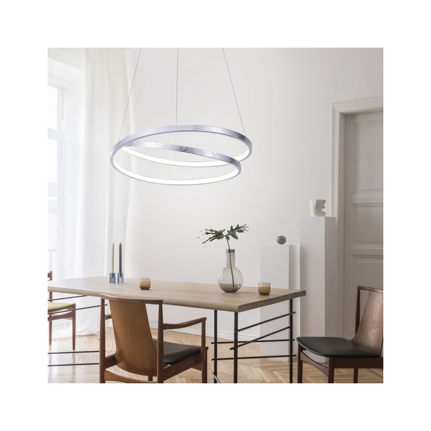 Paul Neuhaus 2472-21 - LED Żyrandol ściemnialny na lince ROMAN LED/30W/230V chrom błyszczący