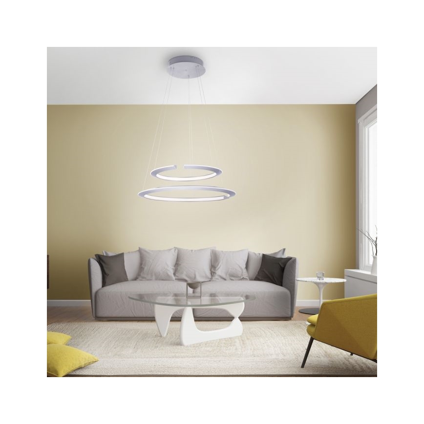 Paul Neuhaus 2491-55 - LED Ściemniany żyrandol na lince ALESSA 2xLED/26W/230V + pilot