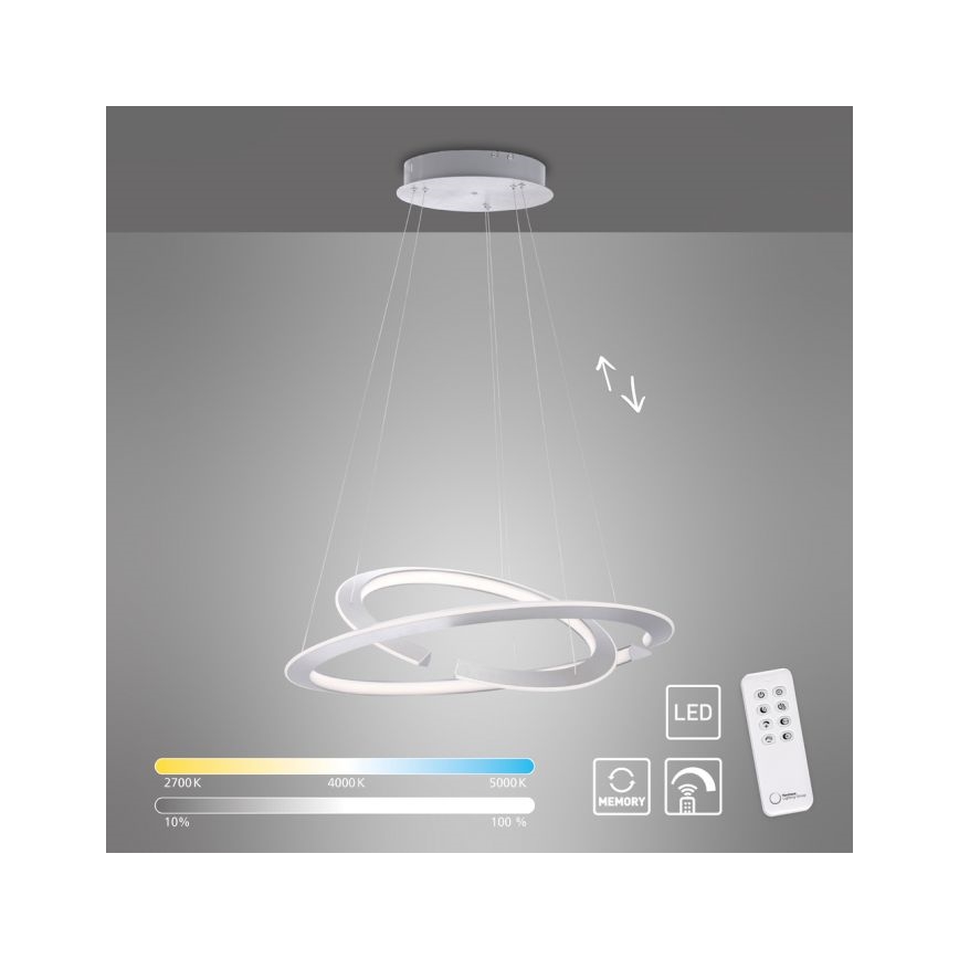 Paul Neuhaus 2491-55 - LED Ściemniany żyrandol na lince ALESSA 2xLED/26W/230V + pilot