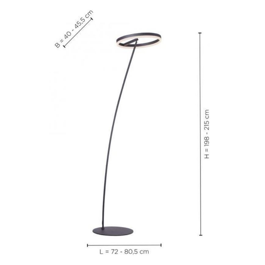 Paul Neuhaus 381-13 - LED Ściemniana lampa stojąca TITUS LED/19,5W/230V