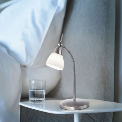Paul Neuhaus 4001-55 - LED Ściemnialna dotykowa lampa stołowa PINO 1xG9/3W/230V matowy chrom