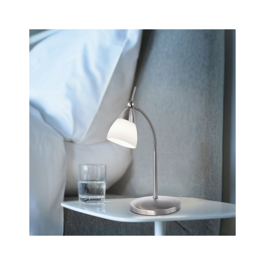 Paul Neuhaus 4001-55 - LED Ściemnialna dotykowa lampa stołowa PINO 1xG9/3W/230V matowy chrom