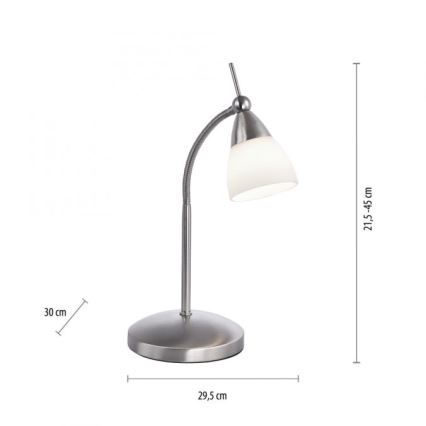 Paul Neuhaus 4001-55 - LED Ściemnialna dotykowa lampa stołowa PINO 1xG9/3W/230V matowy chrom