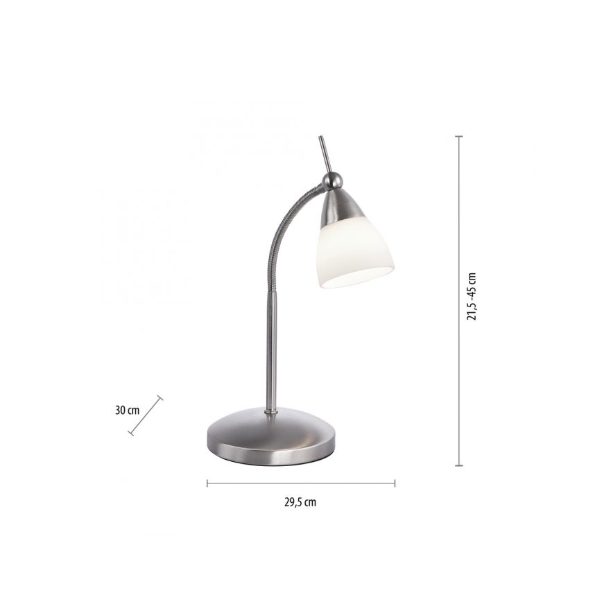 Paul Neuhaus 4001-55 - LED Ściemnialna dotykowa lampa stołowa PINO 1xG9/3W/230V matowy chrom