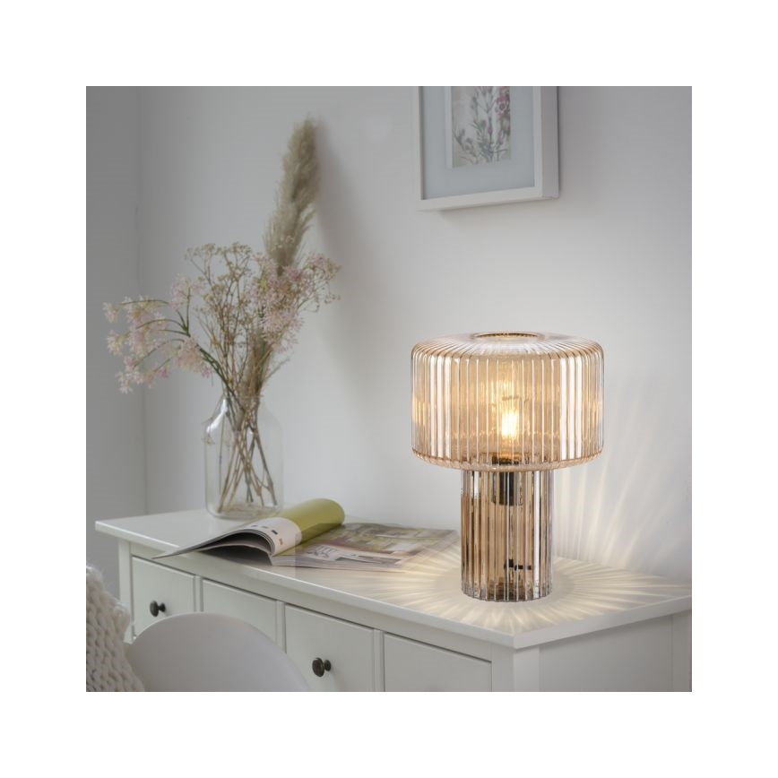 Paul Neuhaus 4092-27 - Lampa stołowa FUNGUS 1xE27/10W/230V beżowa