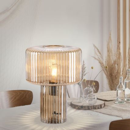 Paul Neuhaus 4092-27 - Lampa stołowa FUNGUS 1xE27/10W/230V beżowa