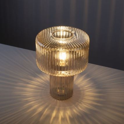 Paul Neuhaus 4092-27 - Lampa stołowa FUNGUS 1xE27/10W/230V beżowa