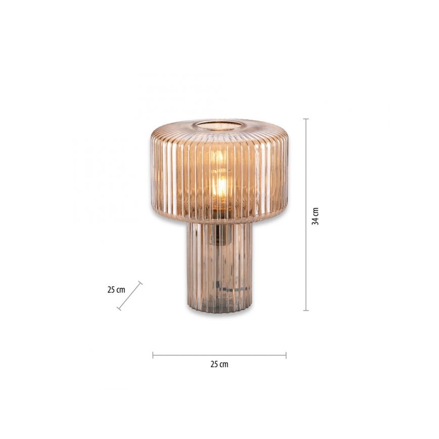 Paul Neuhaus 4092-27 - Lampa stołowa FUNGUS 1xE27/10W/230V beżowa